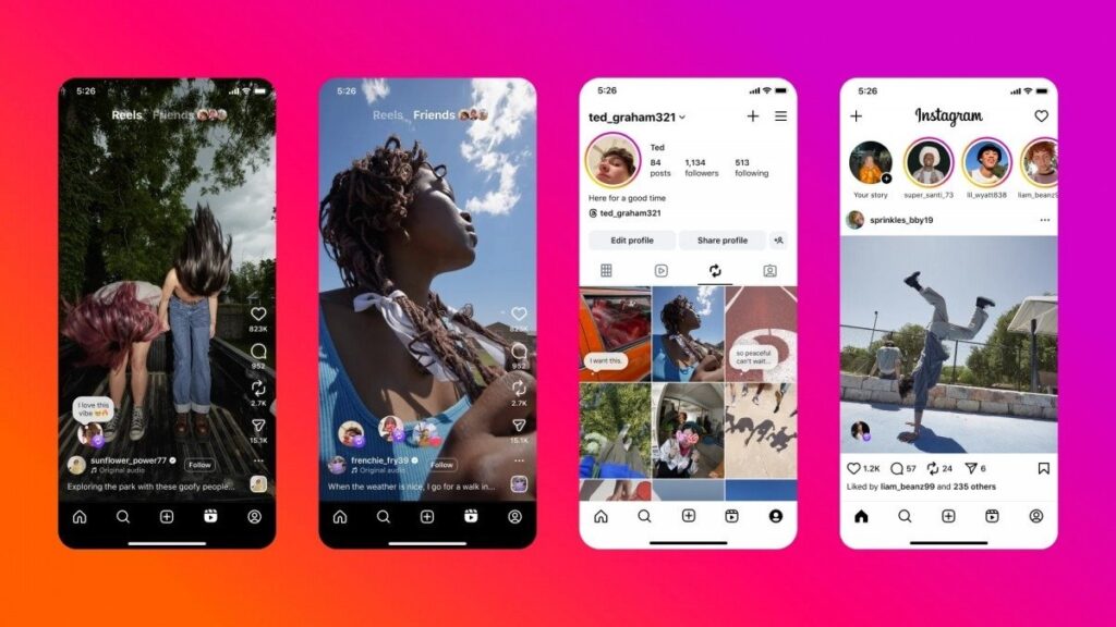 Instagram introduced Repost and location sharing features