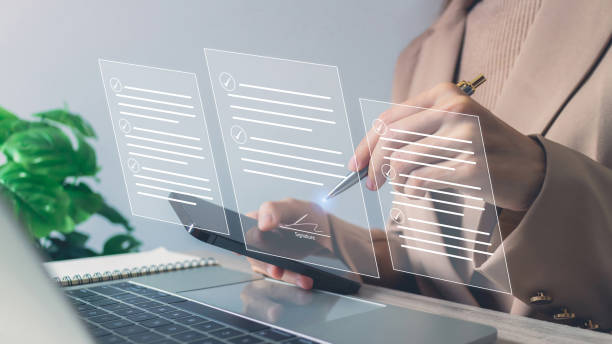 e signature icon online documentation businessperson using a