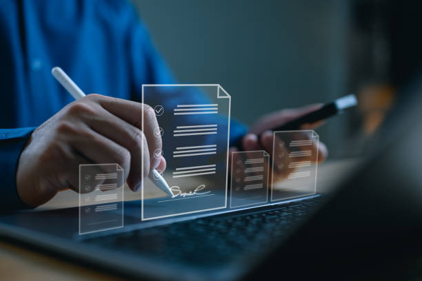 e signing electronic signature document management paperless