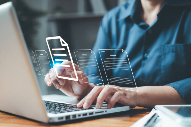 electronic document management system concept searching and