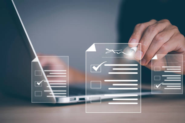 signing electronic documents on digital documents online bus