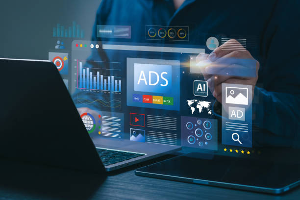 digital marketing commerce online sale concept businessman using laptop with ads dashboard2171092251