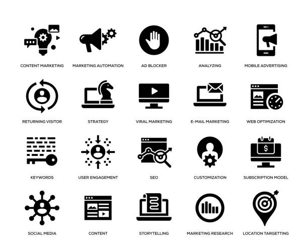 Digital Marketing Icon Set