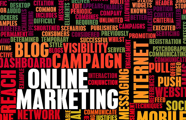 Online Marketing as a Brand Technology Concept Art